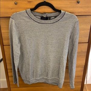 APC striped wool sweater
